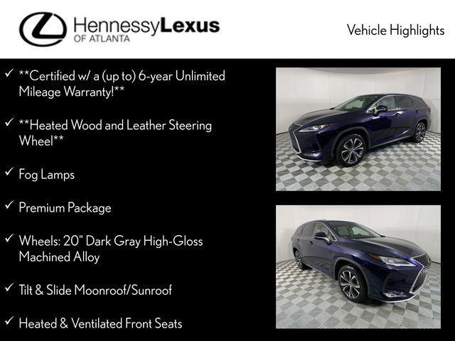 used 2022 Lexus RX 350L car, priced at $45,990