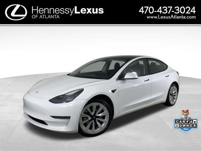 used 2022 Tesla Model 3 car, priced at $25,990