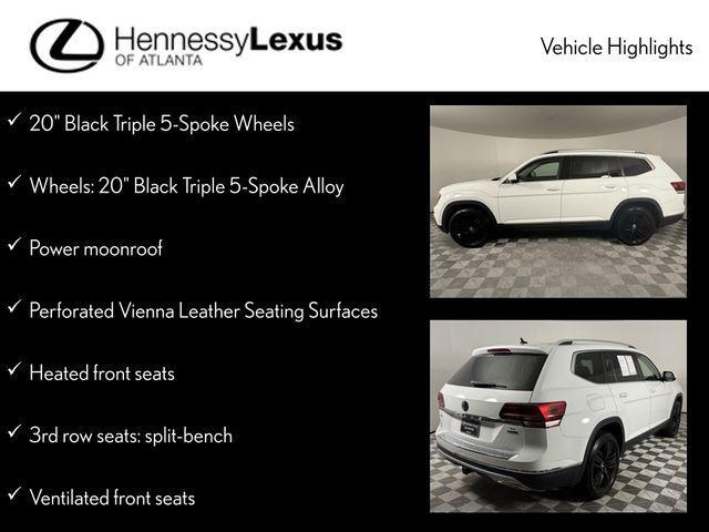 used 2019 Volkswagen Atlas car, priced at $25,490