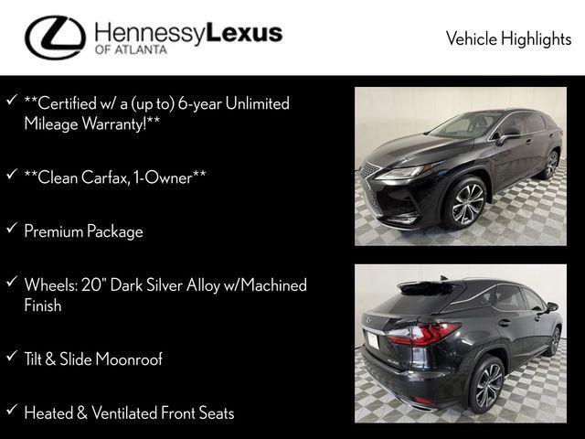 used 2022 Lexus RX 350 car, priced at $45,990