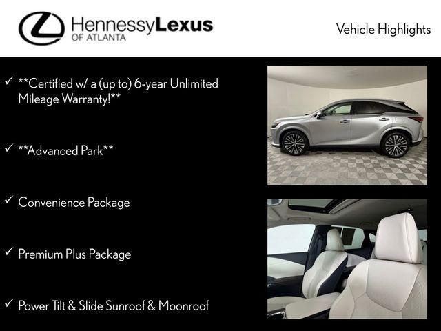 used 2025 Lexus RX 350 car, priced at $56,490