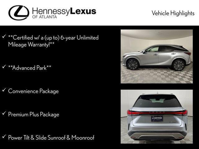 used 2025 Lexus RX 350 car, priced at $56,490