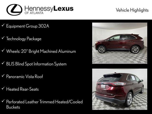 used 2017 Ford Edge car, priced at $12,490