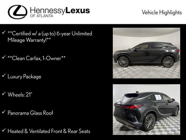used 2023 Lexus RX 350 car, priced at $59,490