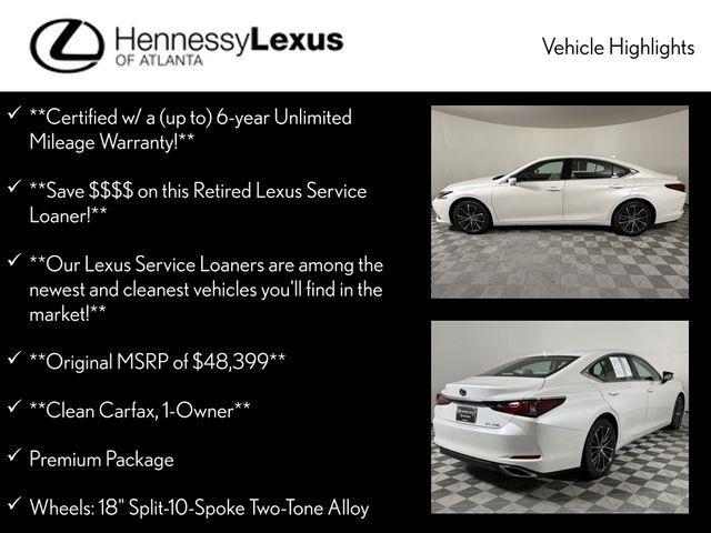 used 2025 Lexus ES 350 car, priced at $45,990