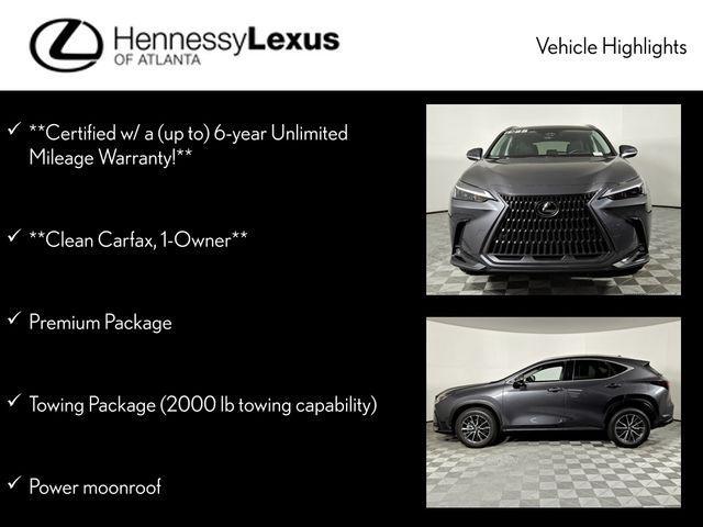 used 2025 Lexus NX 250 car, priced at $43,990