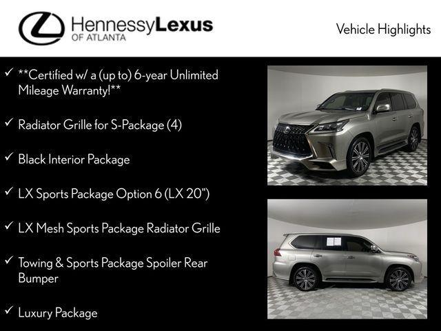 used 2020 Lexus LX 570 car, priced at $70,990