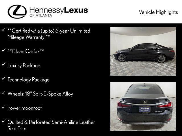 used 2025 Lexus ES 300h car, priced at $48,490