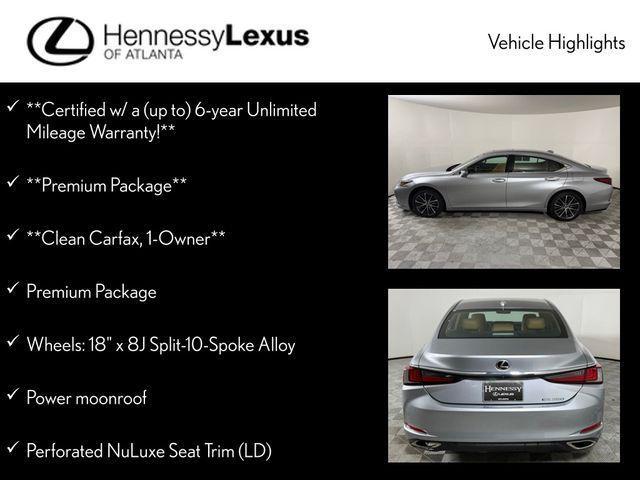 used 2022 Lexus ES 350 car, priced at $34,490
