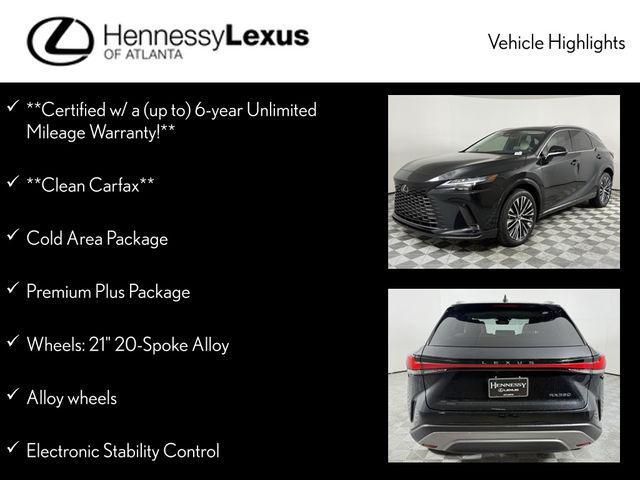 used 2023 Lexus RX 350 car, priced at $52,490
