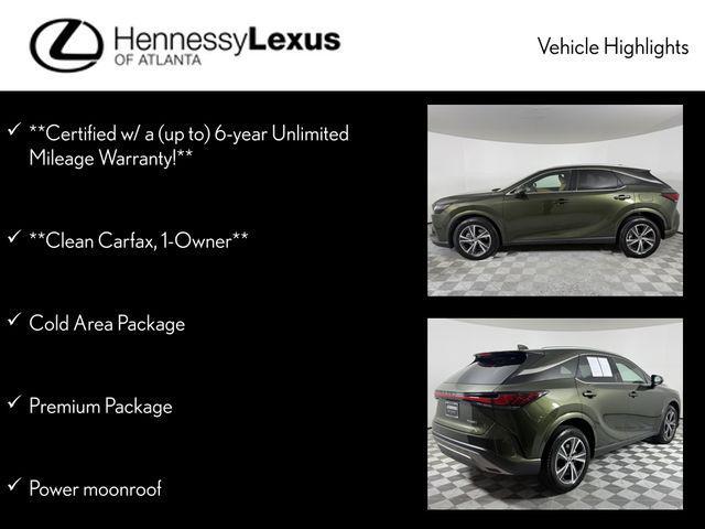used 2024 Lexus RX 350 car, priced at $52,490