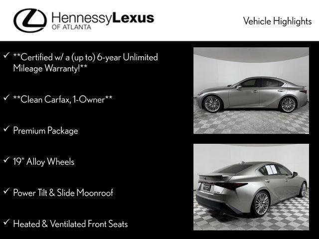 used 2022 Lexus IS 300 car, priced at $38,490