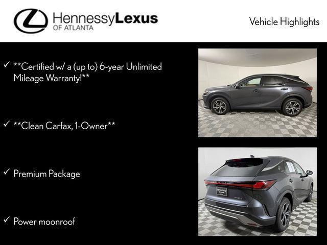 used 2025 Lexus RX 350 car, priced at $54,990