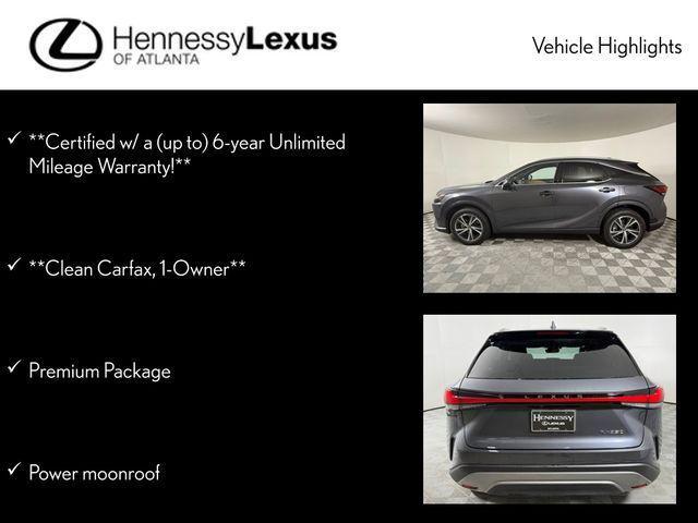used 2025 Lexus RX 350 car, priced at $54,990