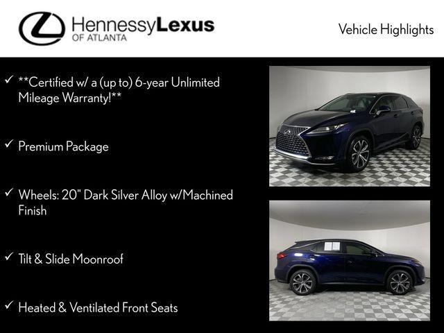 used 2022 Lexus RX 350 car, priced at $43,790