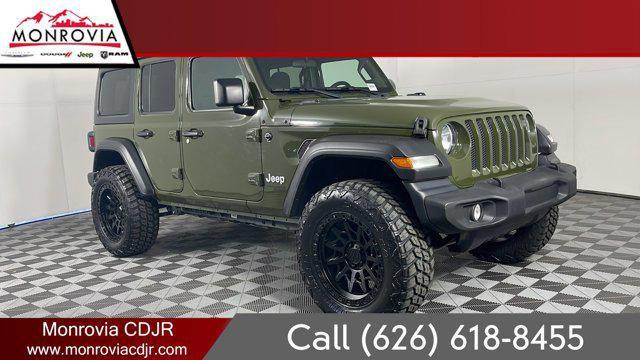 used 2021 Jeep Wrangler Unlimited car, priced at $29,892