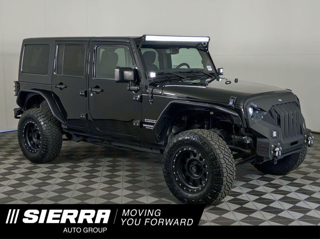 used 2017 Jeep Wrangler Unlimited car, priced at $19,800