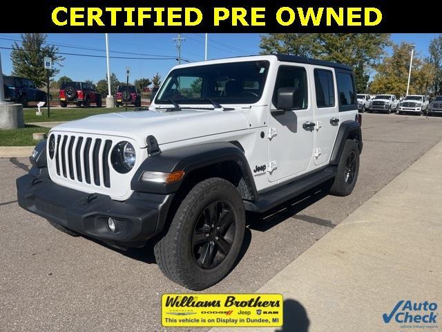 used 2021 Jeep Wrangler Unlimited car, priced at $30,495