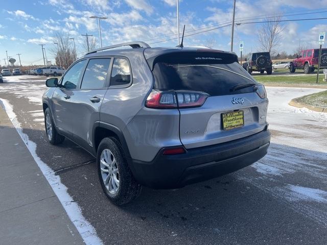 used 2021 Jeep Cherokee car, priced at $17,697