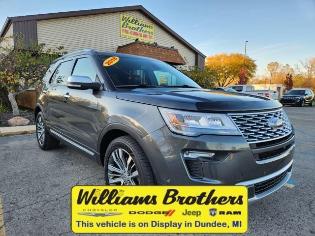 used 2018 Ford Explorer car, priced at $23,487