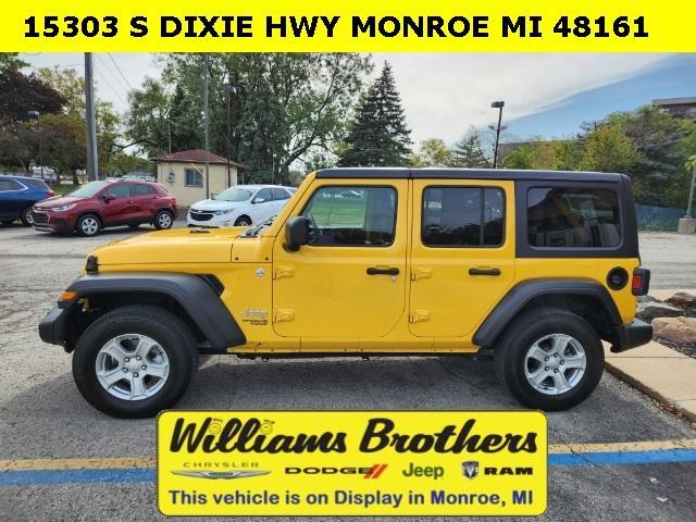 used 2020 Jeep Wrangler Unlimited car, priced at $31,184