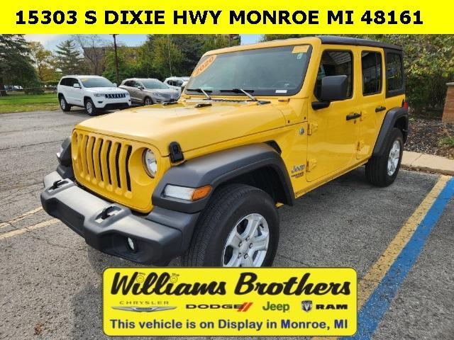 used 2020 Jeep Wrangler Unlimited car, priced at $31,184