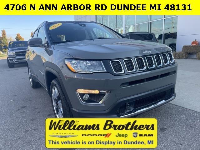 used 2021 Jeep Compass car, priced at $21,579