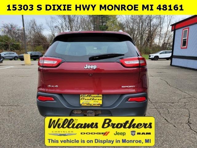 used 2017 Jeep Cherokee car, priced at $15,500