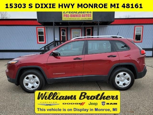 used 2017 Jeep Cherokee car, priced at $15,500