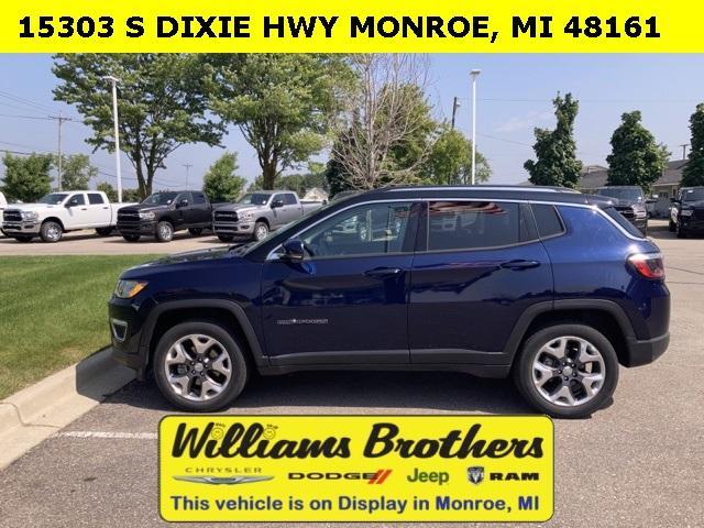 used 2021 Jeep Compass car, priced at $22,604