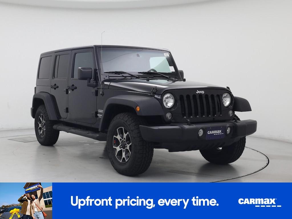 used 2015 Jeep Wrangler car, priced at $19,998