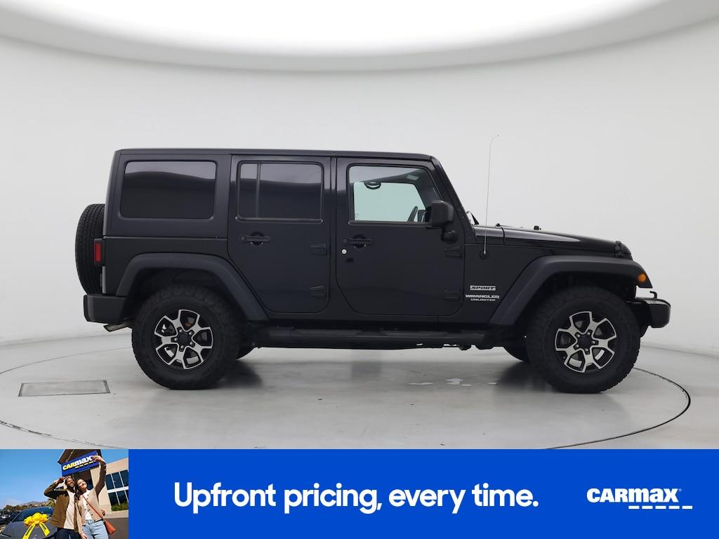 used 2015 Jeep Wrangler car, priced at $19,998