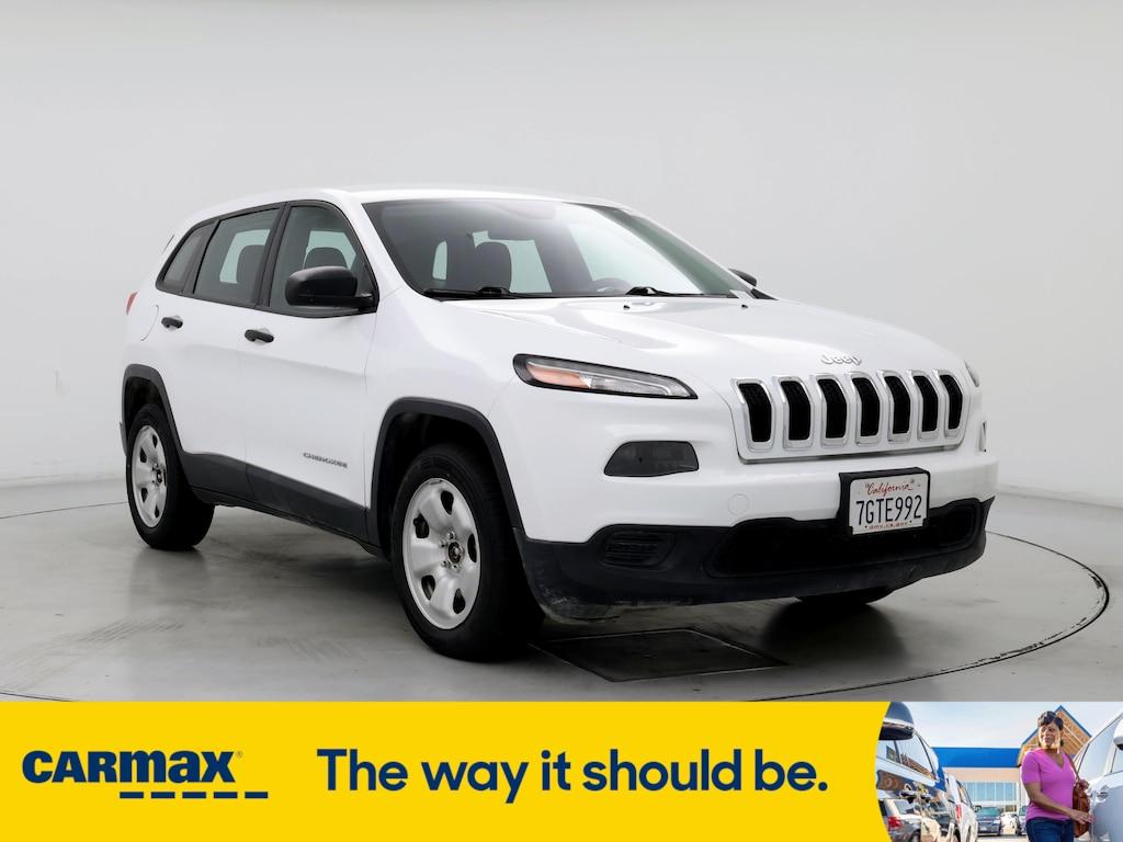 used 2015 Jeep Cherokee car, priced at $12,998