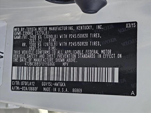 used 2015 Toyota Venza car, priced at $16,300