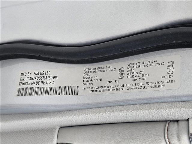 used 2021 Jeep Grand Cherokee L car, priced at $31,961
