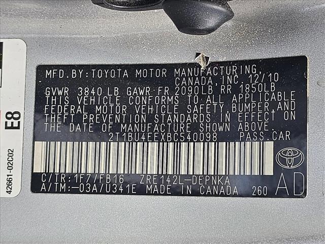 used 2011 Toyota Corolla car, priced at $9,733
