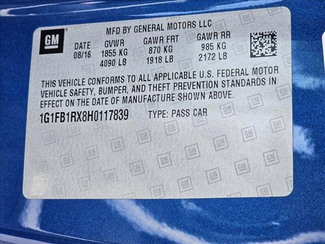 used 2017 Chevrolet Camaro car, priced at $13,549