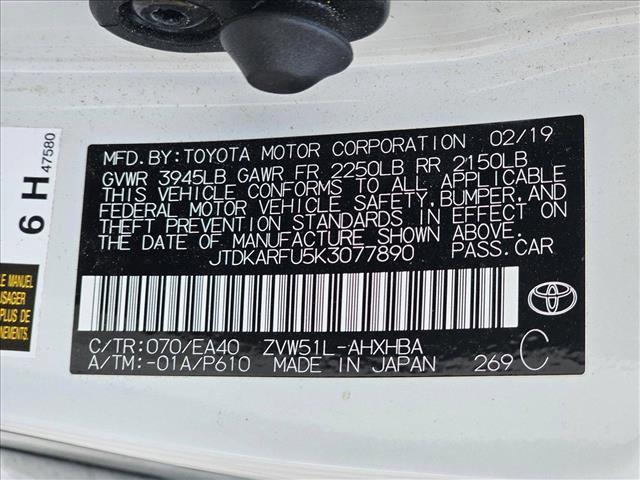 used 2019 Toyota Prius car, priced at $19,599
