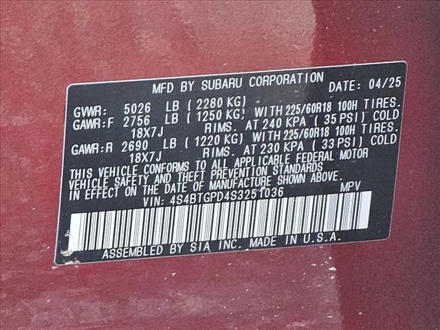 used 2025 Subaru Outback car, priced at $40,760