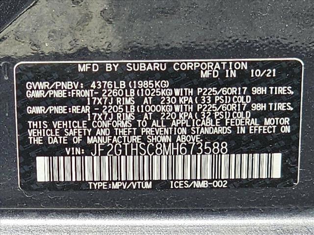 used 2021 Subaru Crosstrek car, priced at $24,724