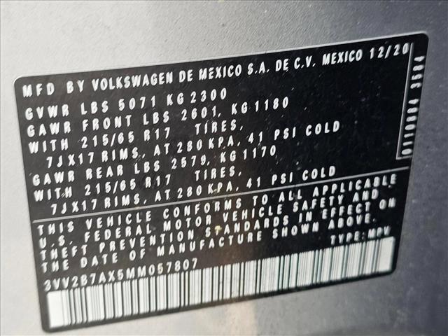 used 2021 Volkswagen Tiguan car, priced at $20,649