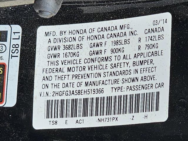 used 2014 Honda Civic car, priced at $11,552