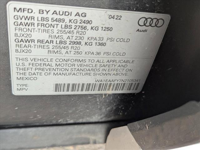 used 2022 Audi Q5 car, priced at $31,565