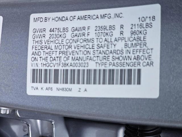 used 2019 Honda Accord car, priced at $18,349