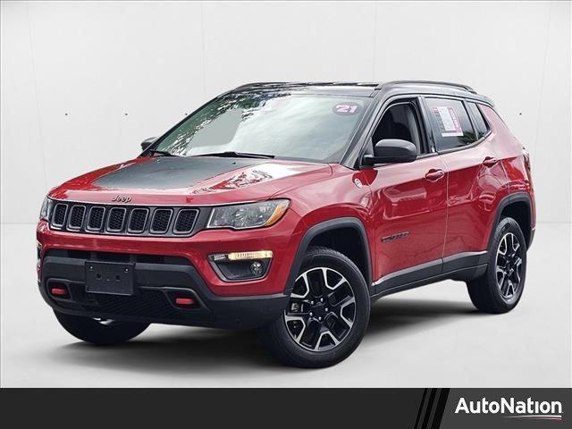 used 2021 Jeep Compass car, priced at $17,973