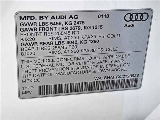 used 2018 Audi Q5 car, priced at $20,006