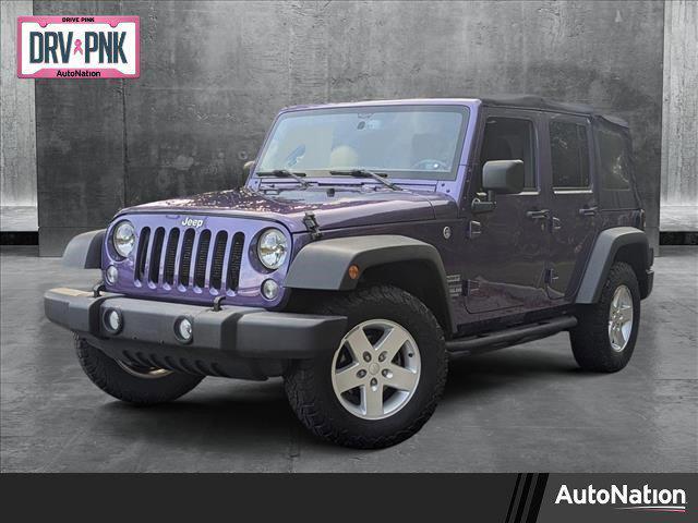 used 2017 Jeep Wrangler Unlimited car, priced at $22,653