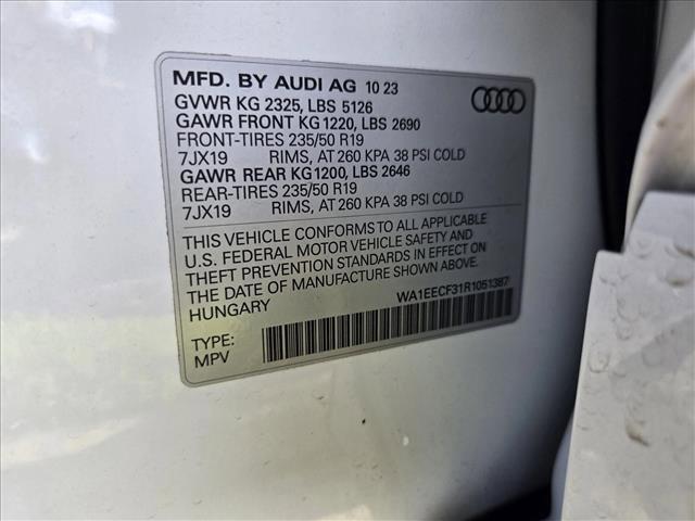 used 2024 Audi Q3 car, priced at $35,989