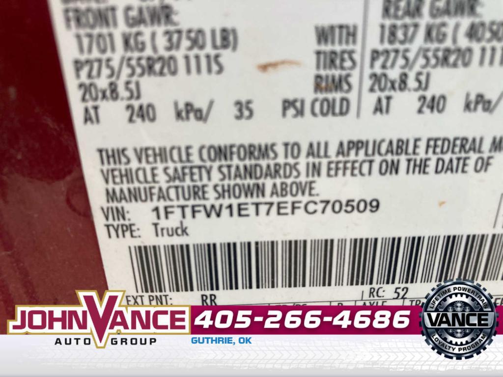 used 2014 Ford F-150 car, priced at $18,500