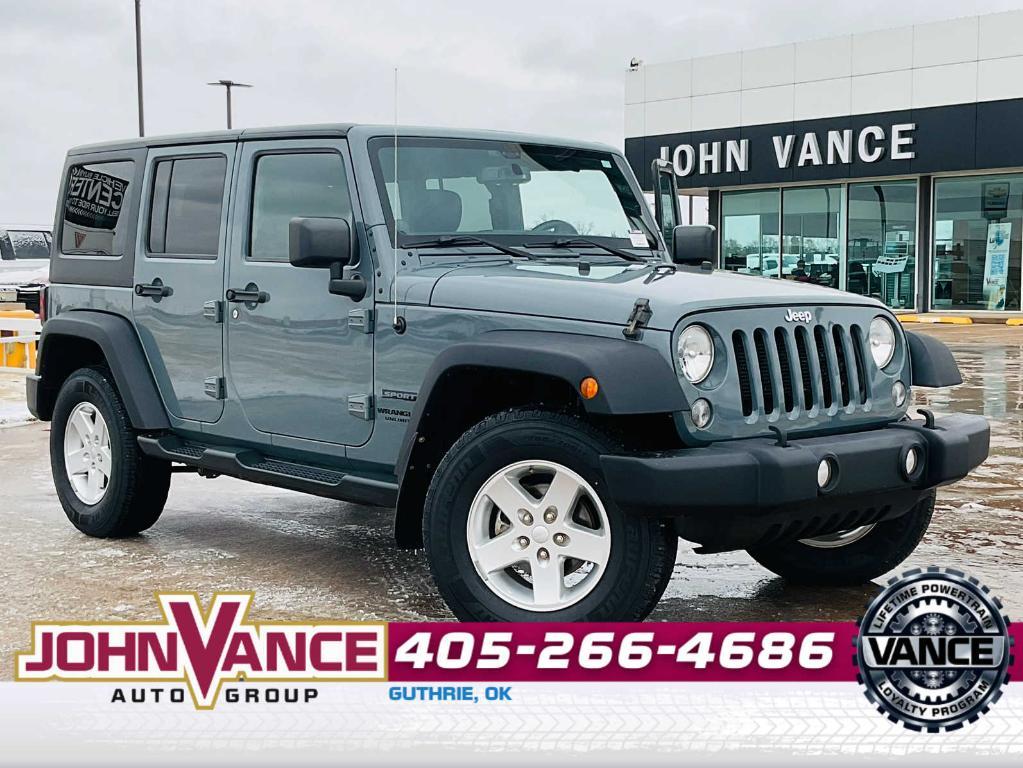 used 2014 Jeep Wrangler Unlimited car, priced at $16,500